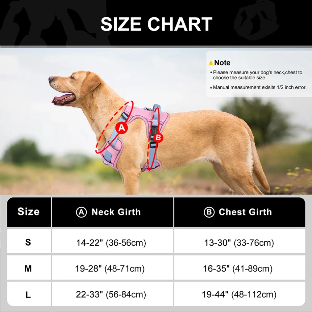 Rompi Harnes Anjing Reflektif Nilon Harnes Anjing Bersirkulasi Jaring Rompi Latihan Hewan Peliharaan Tahan Lama Dapat Disesuaikan untuk Anjing Kecil Menengah Besar