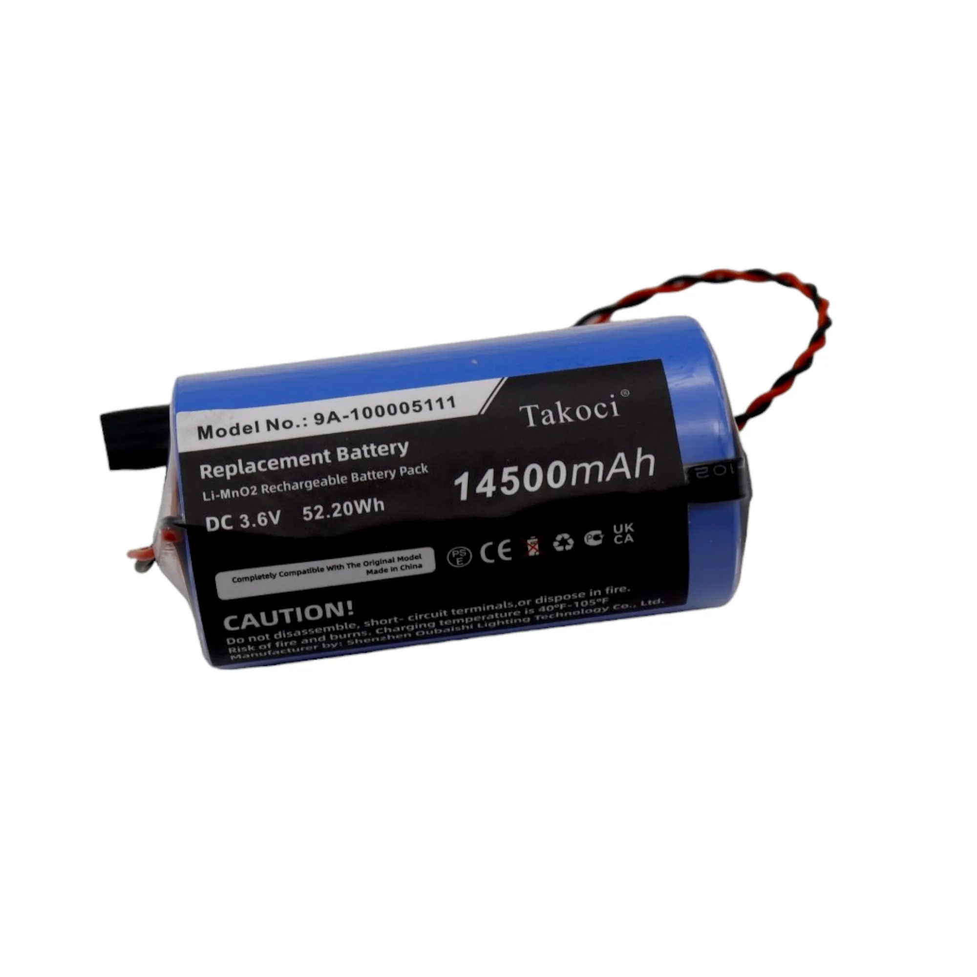 Replacement Battery for Alexor  WT4911B, WT4911BATT 3.6V/mA