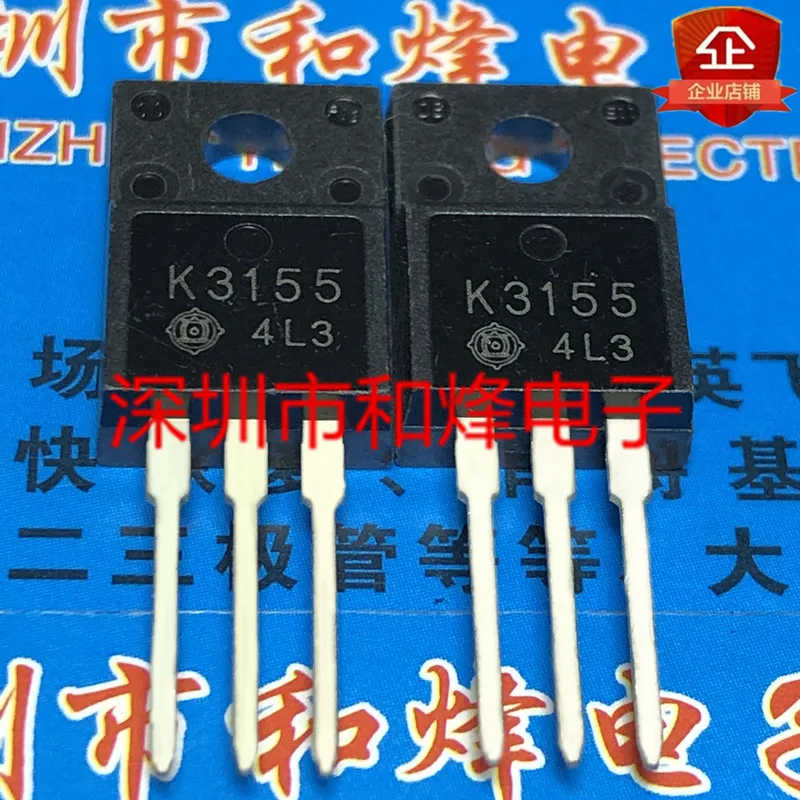 5 قطعة-10 قطعة K3155 2SK3155 TO-220F 150V 15A على الأسهم الجديدة Origjnal