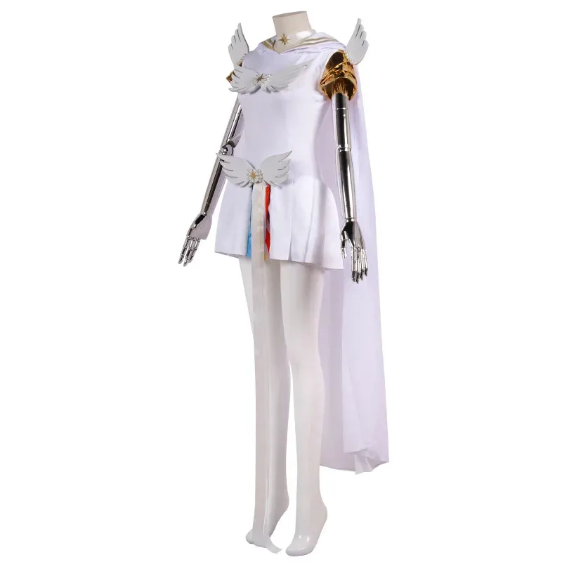 2025 11 애니메이션 선원 의상 츠키노 무운 우사기 흰색 제복 복장 코스프레 가발 할로윈 카니발 파티 퀸 Dr