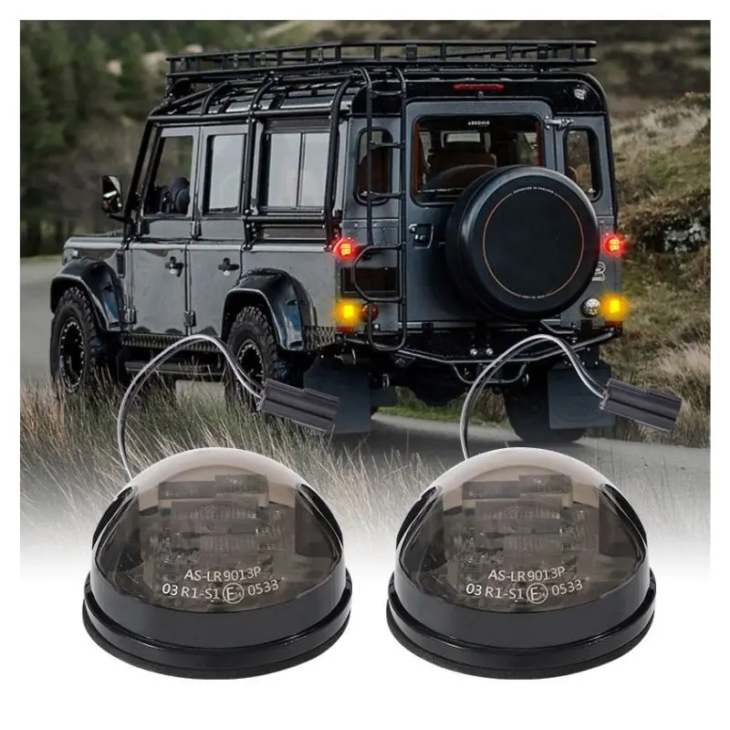 

Loyo Smoked Lens Upgrade Led Front Turn Signal Lights Parking Driving Rear Tail Lamp Brake Lights For Land Rover Defender