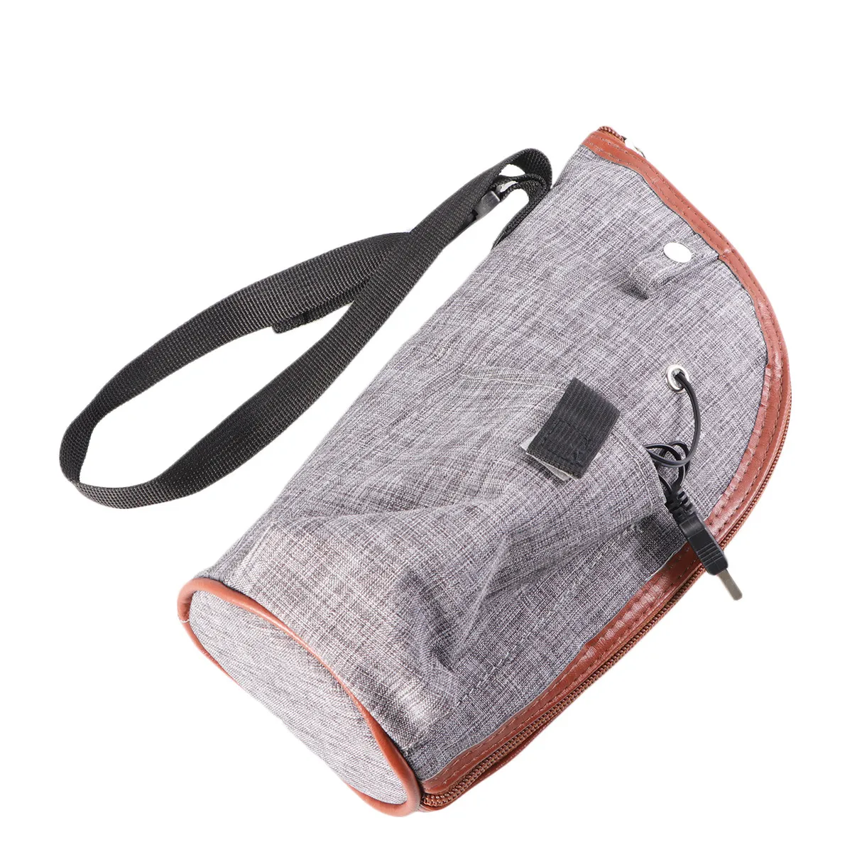 

1Set Baby Bottle Warmer Heater USB Travel Portable Milk Food Warmer Auto Temperature Control Carbon Fiber Car Bottle