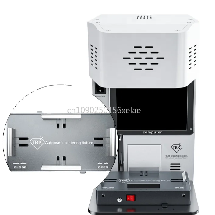 20W TBK 958F Original Newest Model Laser Marking Separate Machine With Automatic Positioning Mold