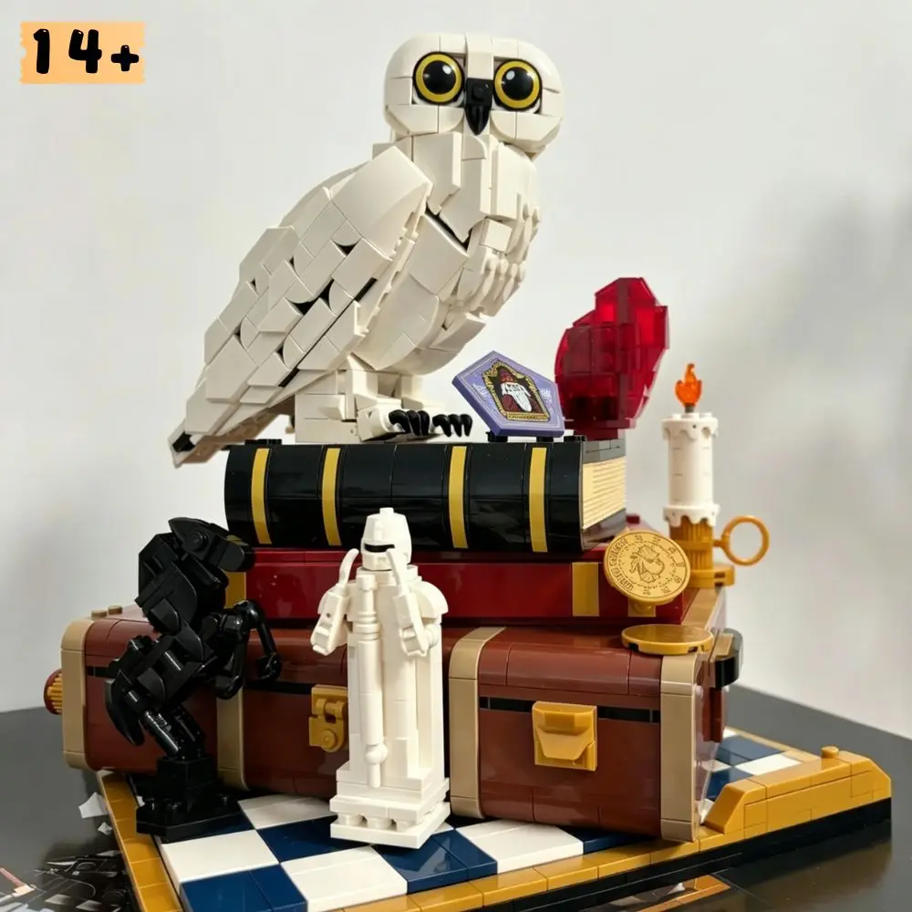 

2026 New Scene Owl And Spell Book Diorama Building Blocks 1571Pcs Model 76466 For Adults Gift