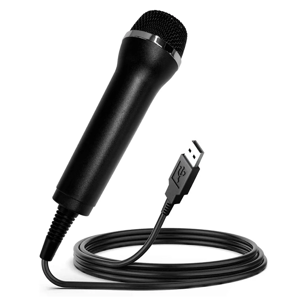 USB Wired Microphone Karaoke Mic for for Switch for Wii Xbox PC Computer Condenser Recording Microfone Ultra-wide