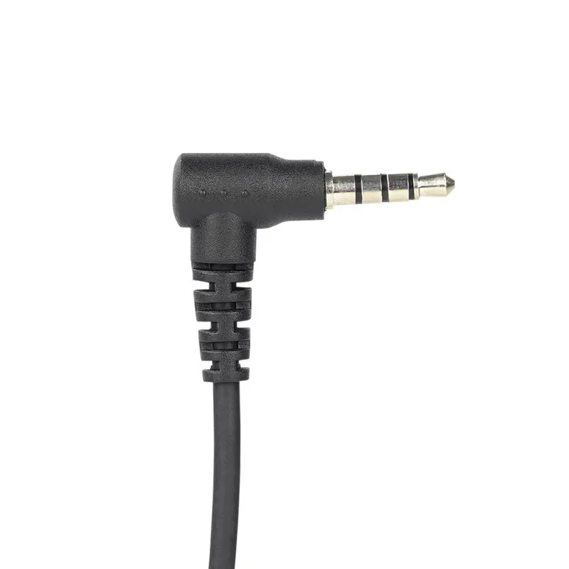 AAAEL-EEY002 Earhook Earpiece 3.5Mm Single Needle Earphone With PTT Microphone For RETEVIS RT22P RT622P RB619 RB19 B63S B3S