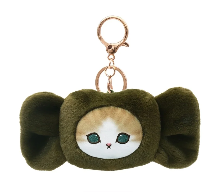 

Official Mofusand Kanto Cooking Series Keychain Shark Cat Plush Doll Cute Backpack Charm Collectible Stuffed Animal Kawaii Doll