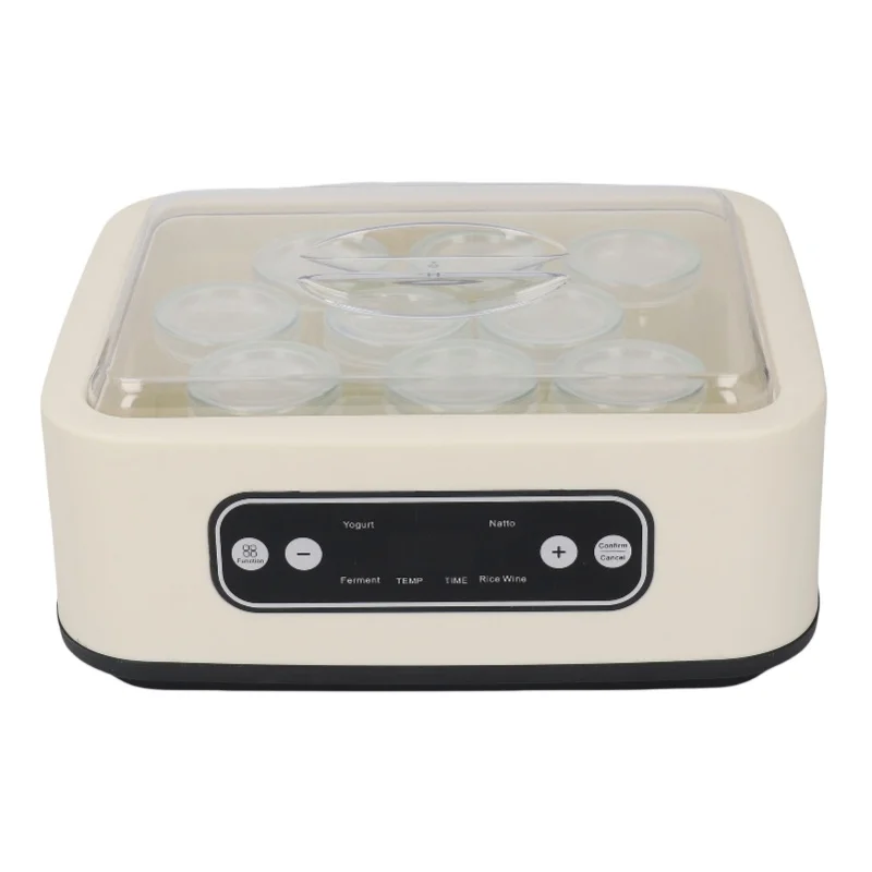 

Yogurt Maker With 9 Glass Jars Multifunctional Homemade Yogurt Maker Machine For Yogurt Ice Cream Pudding