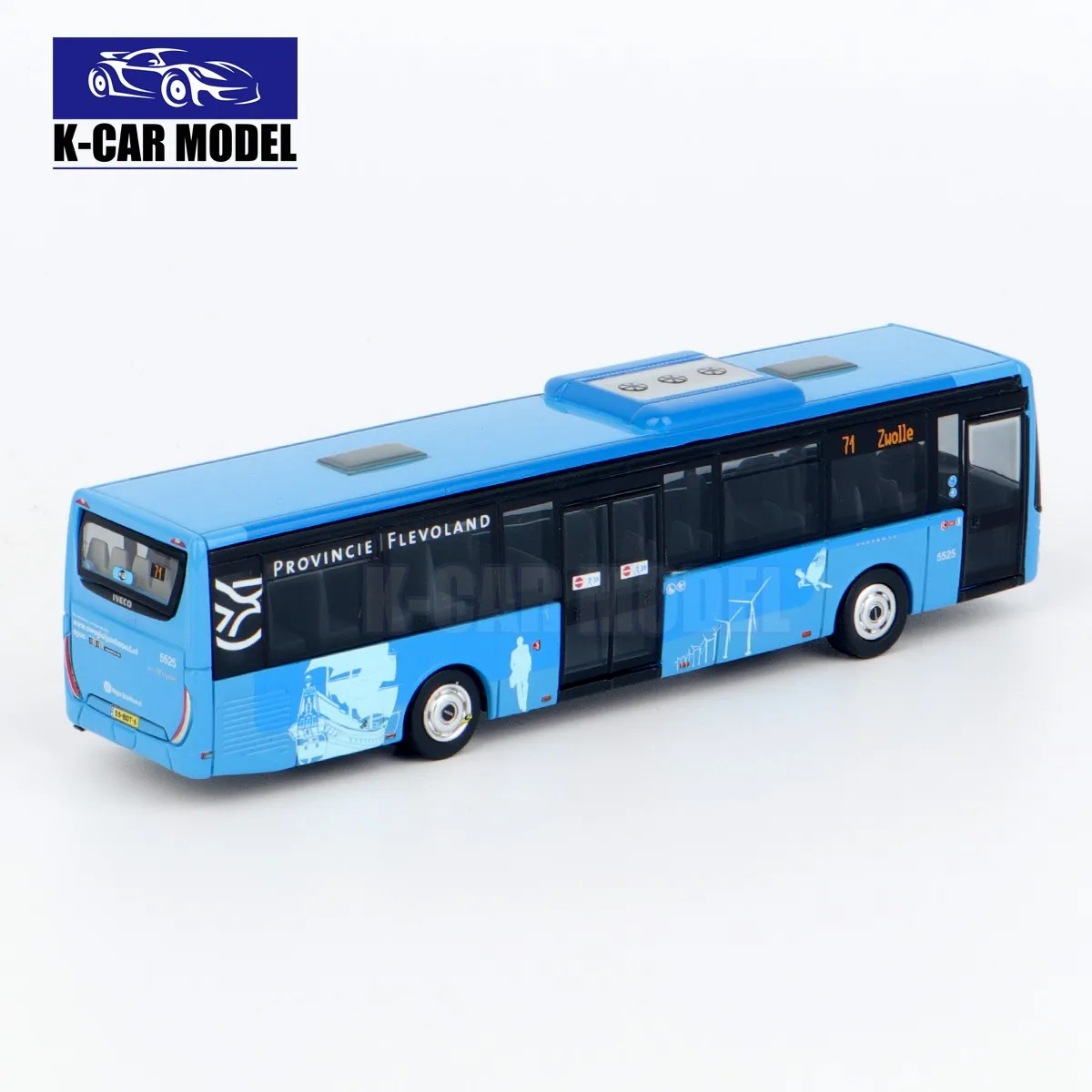 NOREV-Holland City Bus plástico simulação carro modelo brinquedo, 1/87