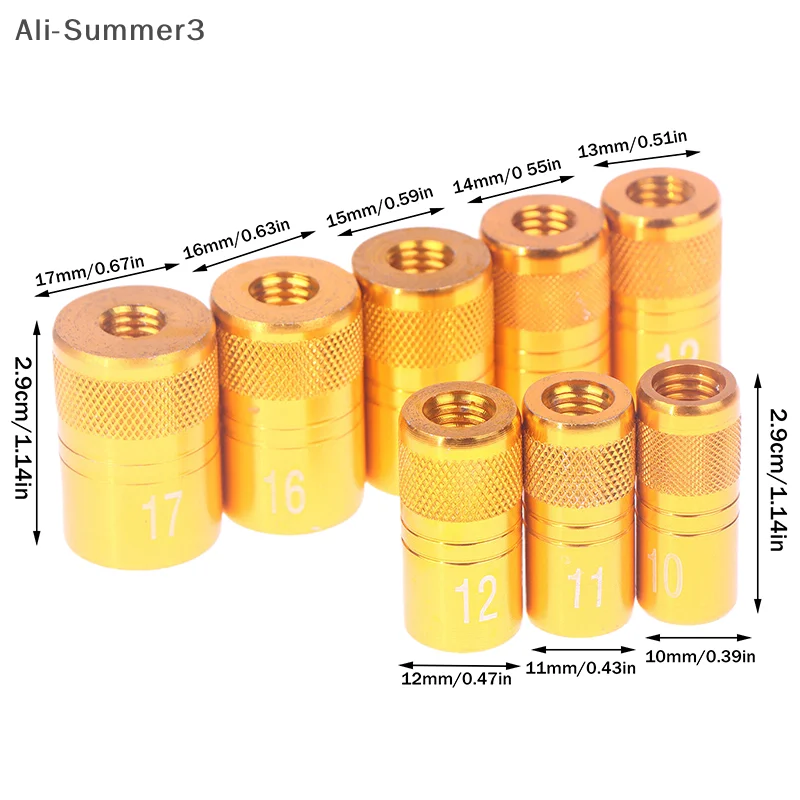 2 pièces 10-17CM connecteur de filet plongeant canne à pêche connecteur de filet plongeant vis connecteur de tête de filet plongeant bricolage tête de filet plongeant