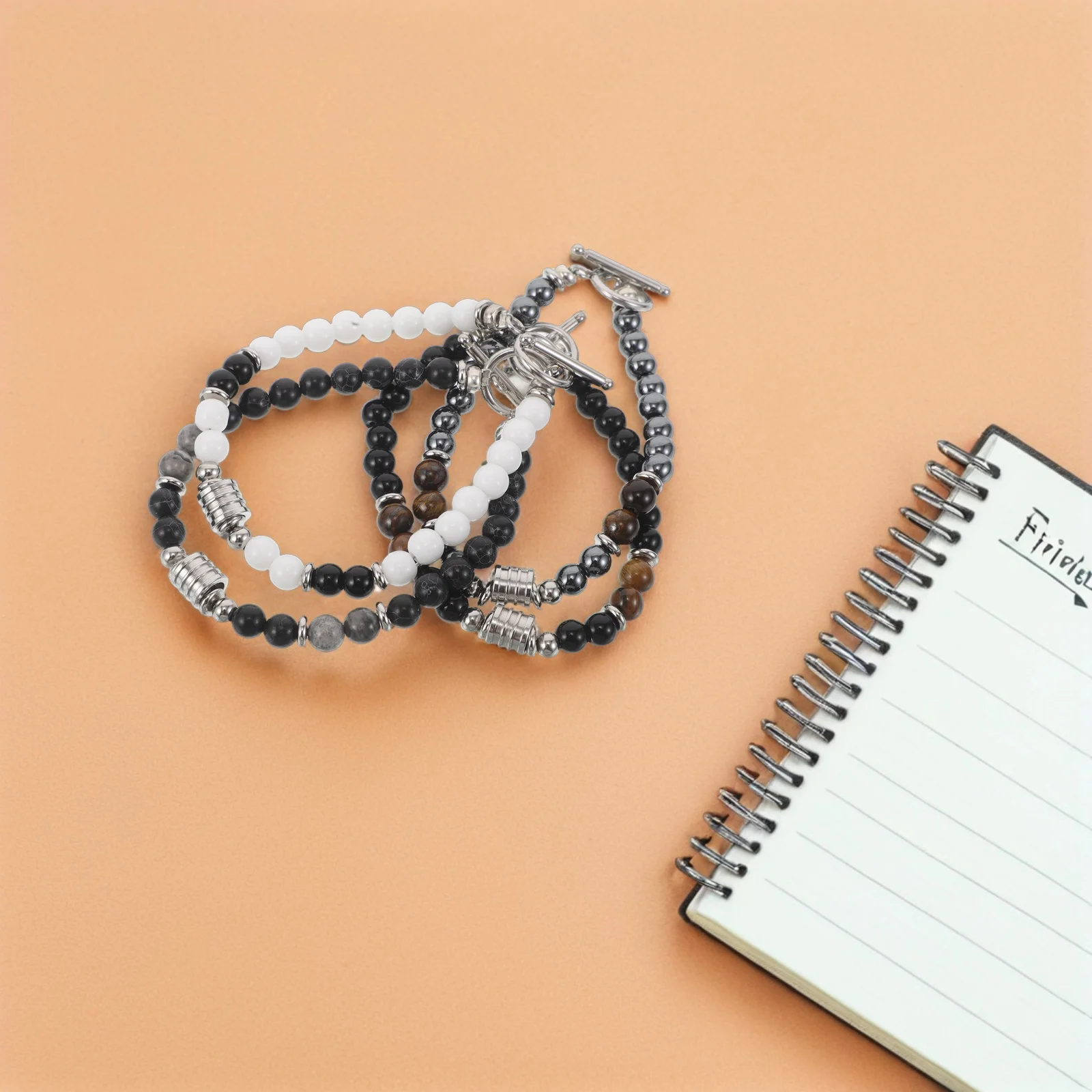 

Bangles Fashionable Stone Bracelet Decorative Wrist Personality Male Bracelets Tigers Mens Jewelry Charm Man