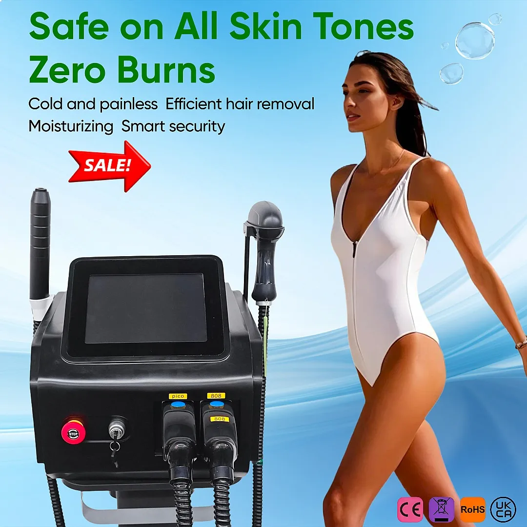 Hair Removal & Skin Rejuvenation Combo Dual Cooling Tech Painless IPL