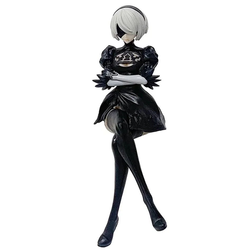 Auf Lager: 13–15 cm schwarz-weiße brandneue Figur, PVcSitting Pose-Modell, Geschenkspielzeug in Sammlerqualität, Neujahrs- und Weihnachtsgeschenk