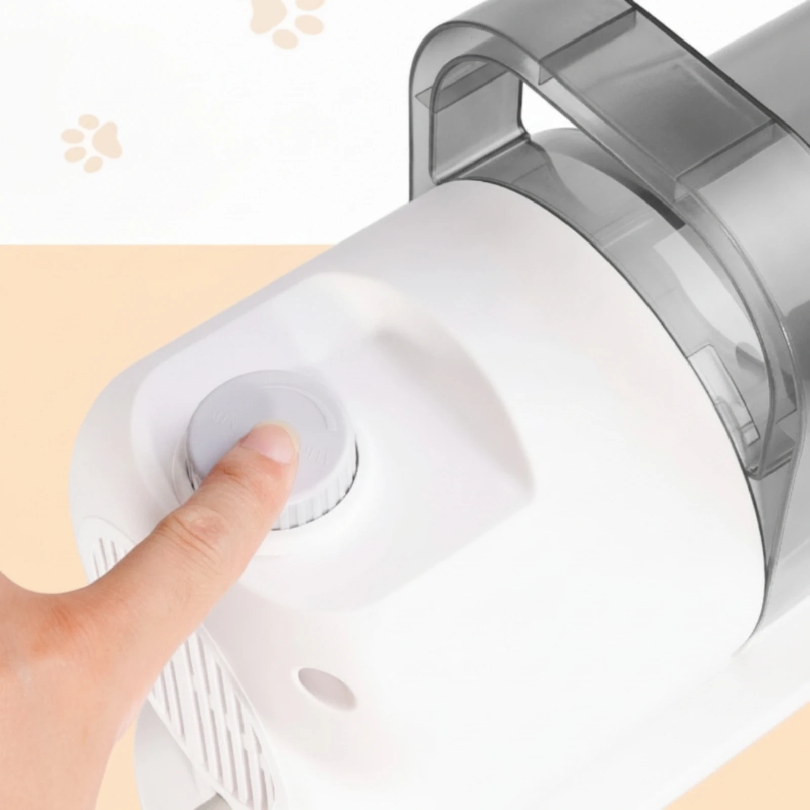 Pet Grooming Kit with Vacuum Detachable Dog Hair Clipper with Vacuum Grooming Kit with Clipper Easy to Empty Clean view 5