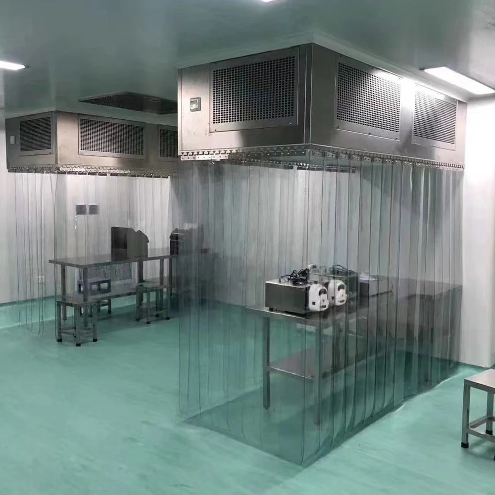 5 Certified Laminar Flow Cabinet H14 HEPA Filter Stainless Steel Working Face Vertical Laminar Flow Cleaning Table