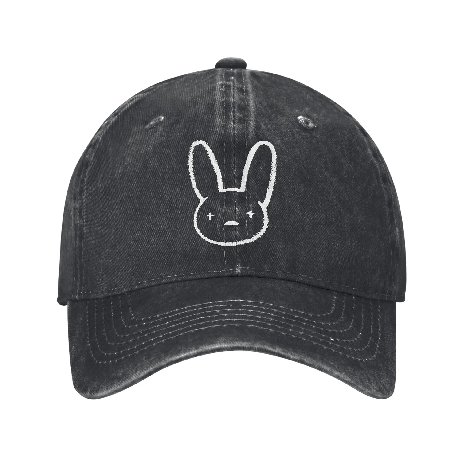 Casual Bad Bunny Baseball Cap Men Women Distressed Denim Snapback Cap Un Verano sin Ti Outdoor Summer Gift Hats Cap