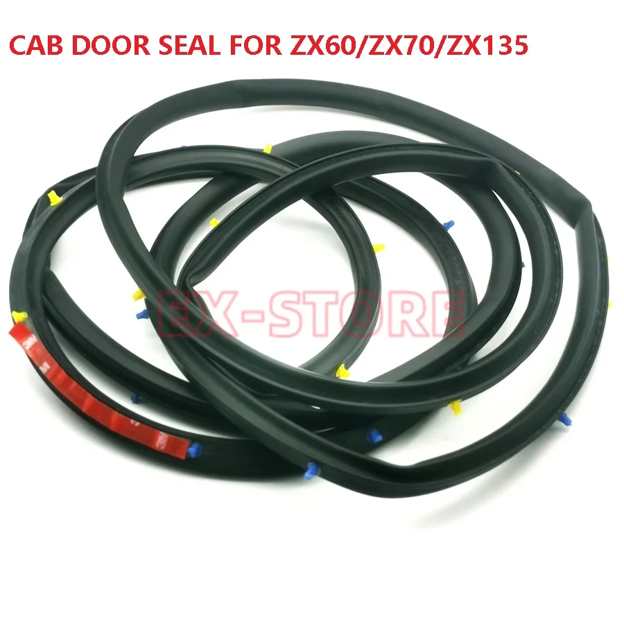 4463966,CAB DOOR SEAL WEATHER STRIP Hitachi parts ZX60/ZX70/ZX75/ZX125/ZX135/ZX160/ZX185/ZX225