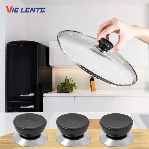 Manopole universali per pentola Lib Tappi per coperchio per padella resistenti al calore Maniglia di sollevamento di ricambio Impugnatura per pentole da cucina