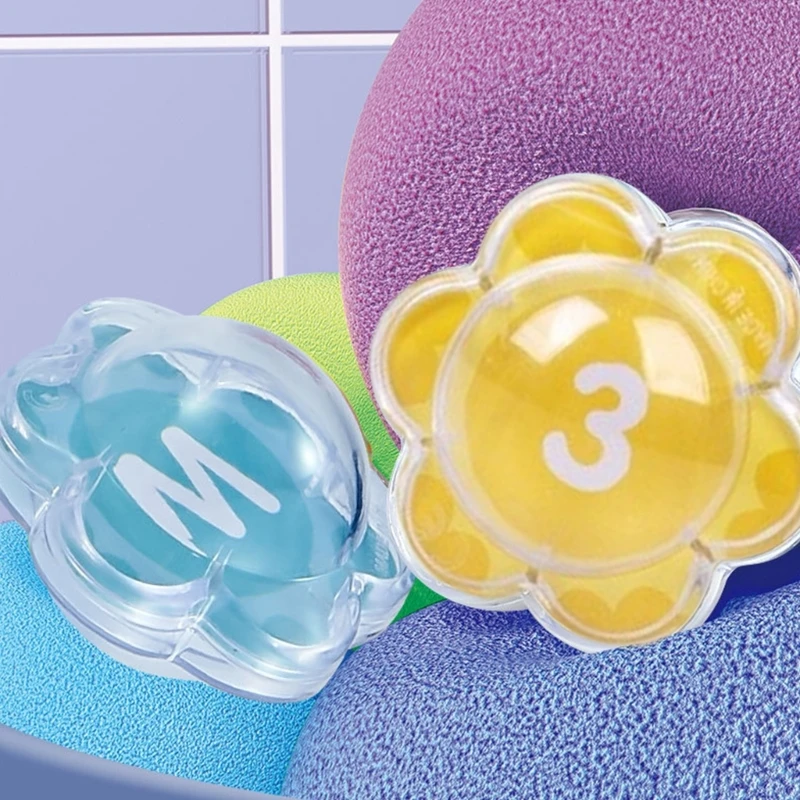 لعبة حمام الطفل التفاعلية الكرة العائمة للأطفال الصغار حوض الاستحمام عدد الحروف لعبة التعلم سهلة التنظيف مجموعة لعب المياه 15UB