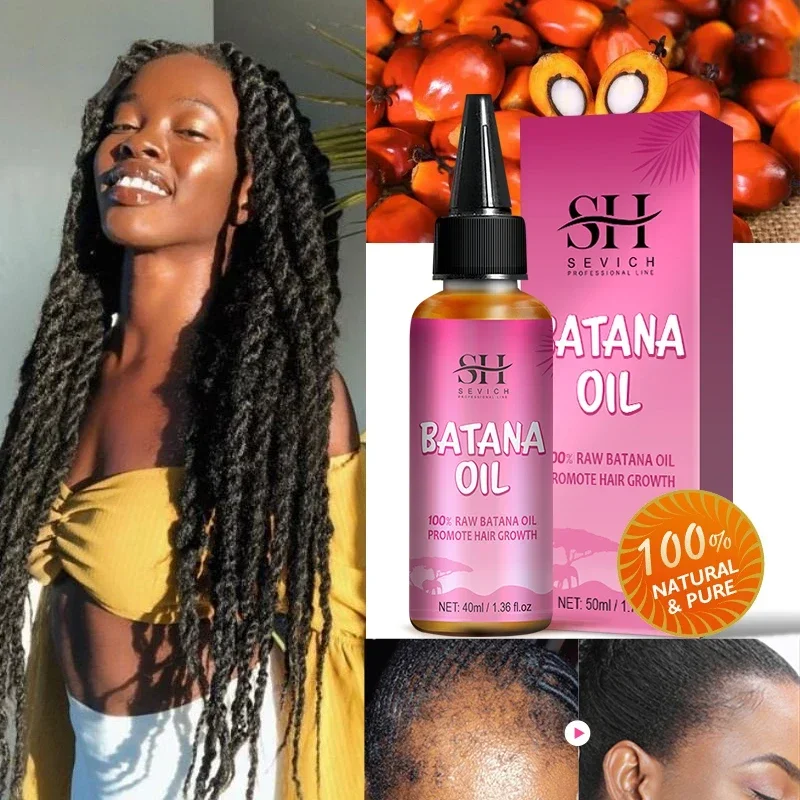 African Batana Oil Serum Fast Repair Baldness Hereditary Postpartum Seborrheic Hair Loss Hair Regrowth Treatment Serum Men Women