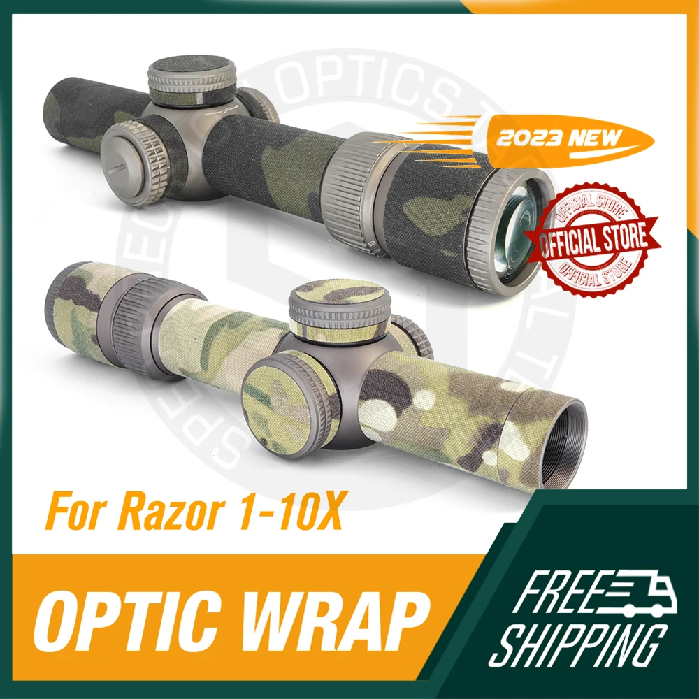 SPECPRECISION RZ HD GEN III 1-10 Scope Optic Wrap MC Black And MC Color Only Sticker