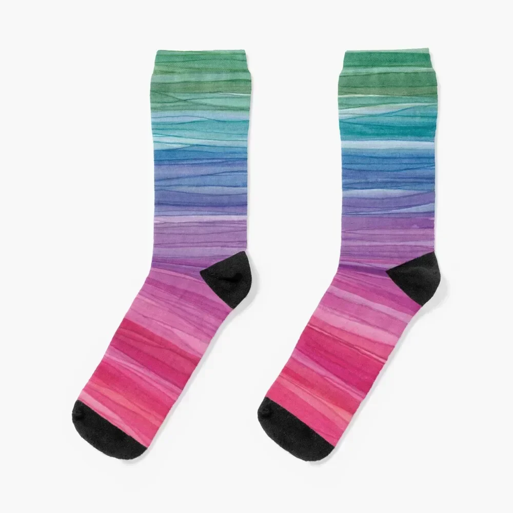 

Tourmaline Flow Socks funny gifts Wholesale Toe sports Run Man Socks Women's