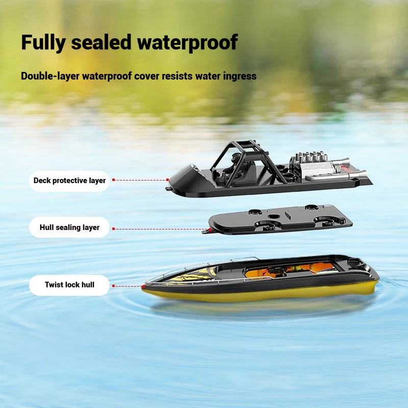 夏の新作 Q12 ラジコンボート 高速スピードボート 高馬力 充電式 おもちゃのボート 発売開始 ボートモデル ギフト