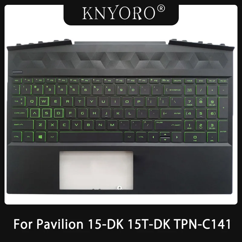 

Original Keyboard for HP Gaming Pavilion 15-DK 15T-DK 15-DK0126TX TPN-C141 Palmrest Upper Housing replacement Gamer Laptop Case