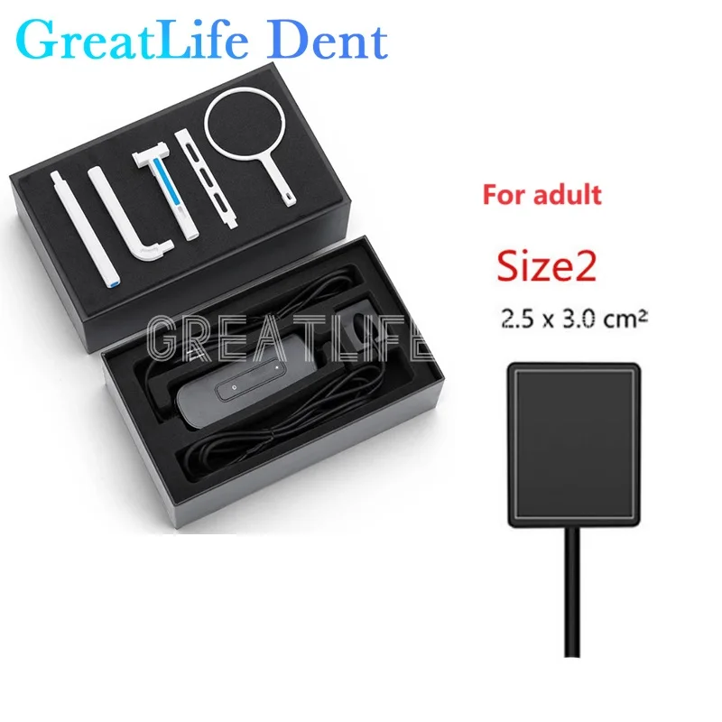 Mexico RU EU In Stock GreatLife Waterproof Original Nanopix Rvg Intraoral Imaging System Digital Dental Sensor X-Ray Rvg Image