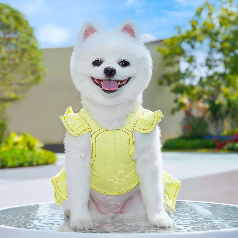 Towable Denim Suspenders, Dog Clothes, Cat Dresses, Teddy Dogs, Pets, Corgi Dogs and Cats, Dog Clothes Pomeranian Dog Supplies