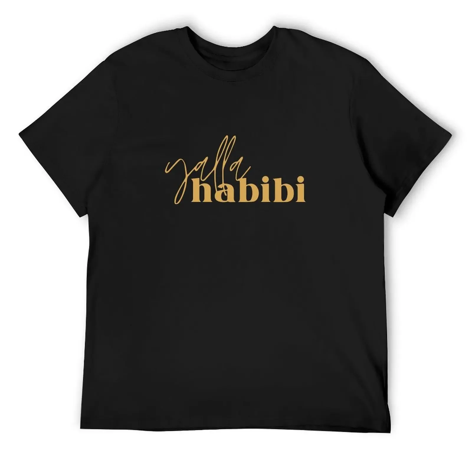 yalla habibi T-Shirt custom shirt street wear graphic shirts sweat shirts, men