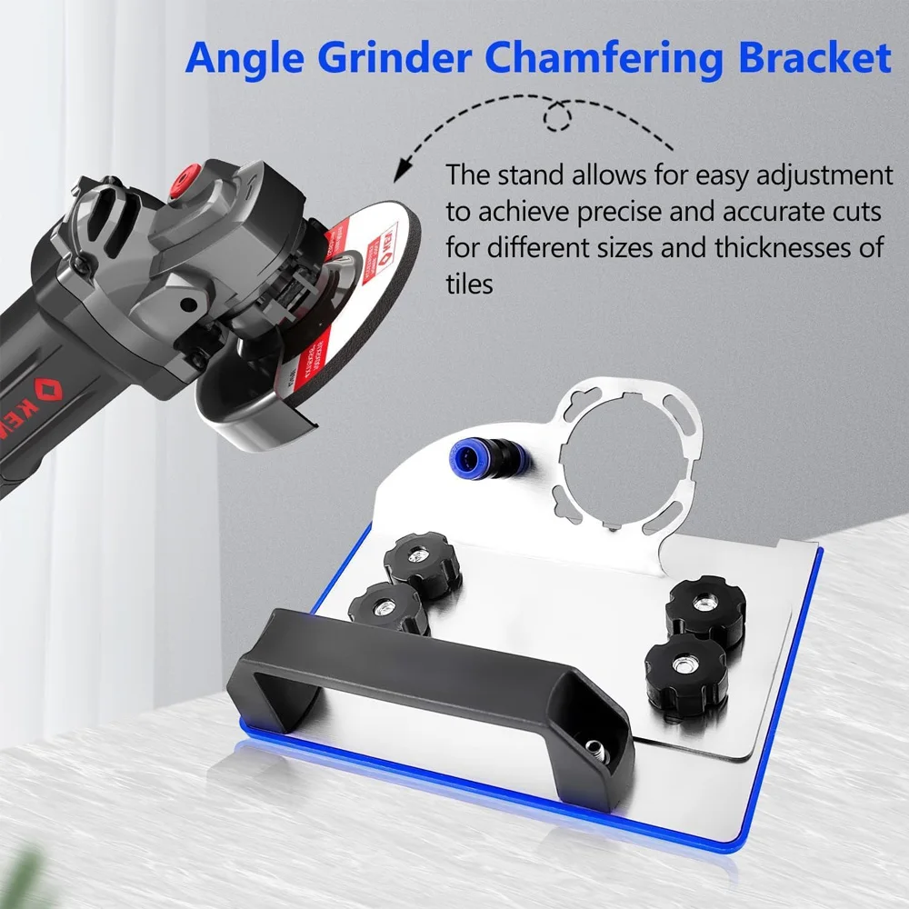 

Angle Grinder Stand for Tile Cutting 45 Degree Chamfering Tool for Ceramic Stone Glass Tile Edge Router Scoring Cutter