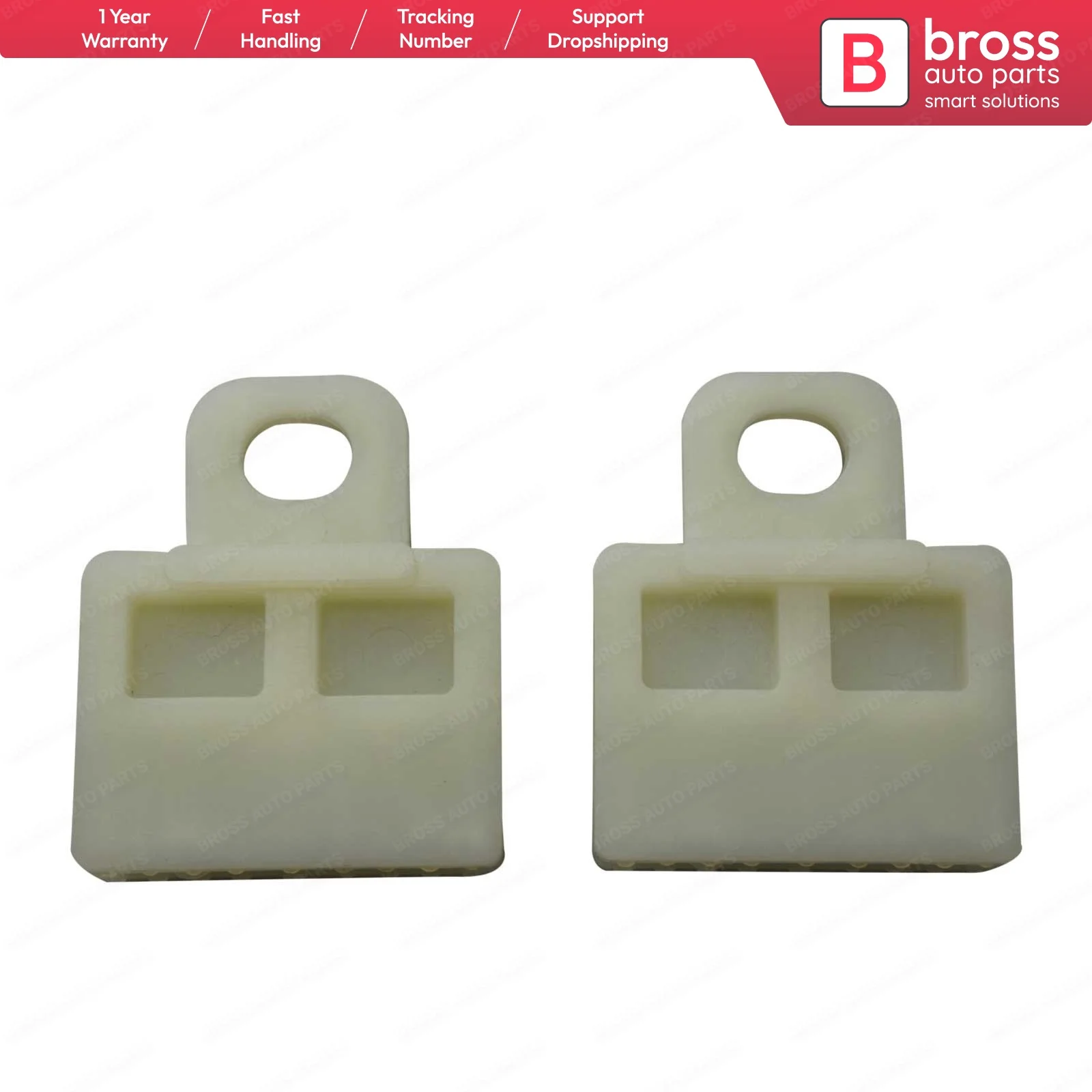 Shipping From France BWR5019FBA 2X Window Regulator Glass Channel Slider Sash Connector Clips for Corolla Scion XB, PRIUS, SR5