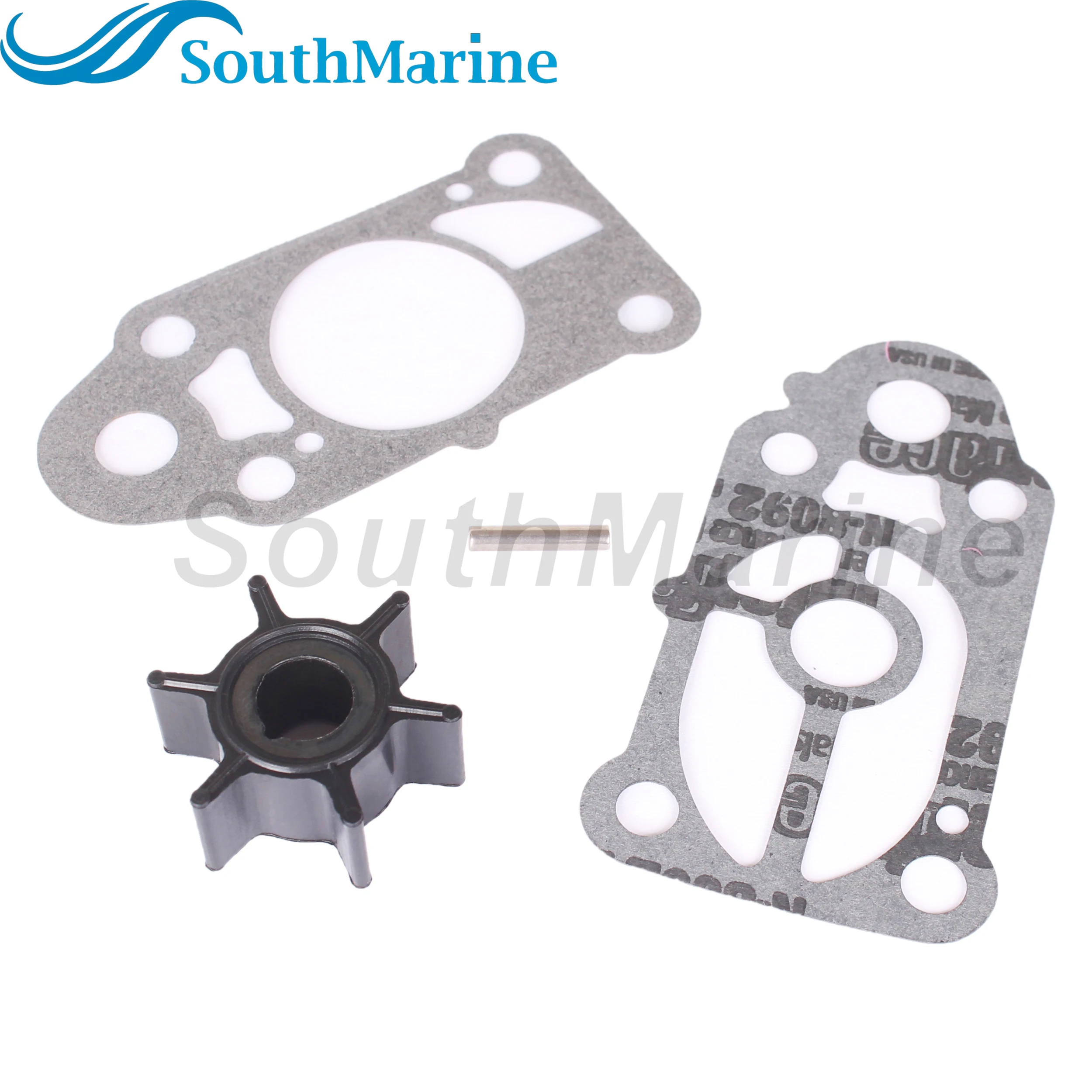 

Ремкомплект крыльчатки водяного насоса 369-65021-1 18-3098 с ключом и прокладкой для лодочных моторов Tohatsu Nissan 2-3.5HP / 47-16154-3 для Mercury