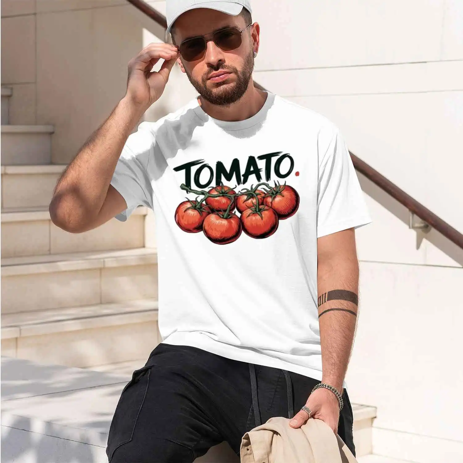 Vintage Cottagecore Tomato Grh T Shirts High Quty ing Shirt Farmers et Gift Aesthet Summer 2026 New Model Men’s Short-sleeve cre