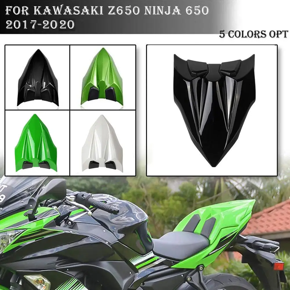 Motorcycle Rear Passenger Cowl Seat Back Cover　For Kawasaki For Ninja 650 2017-2024 For Kawasaki Z650 2017-2024 L9T1