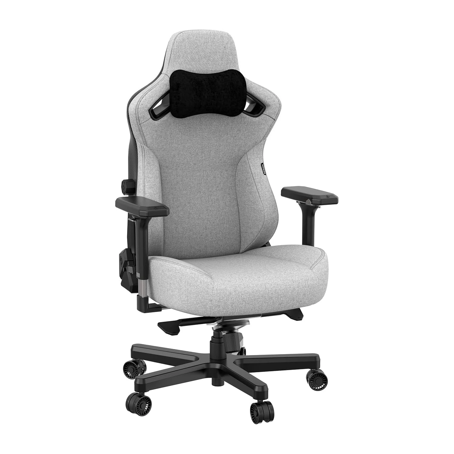 

Игровые кресла Kaiser 3 XL для взрослых - Эргономичное игровое кресло из серой ткани с поясничной поддержкой, удобное для офиса, с возможностью индивидуальной настройки