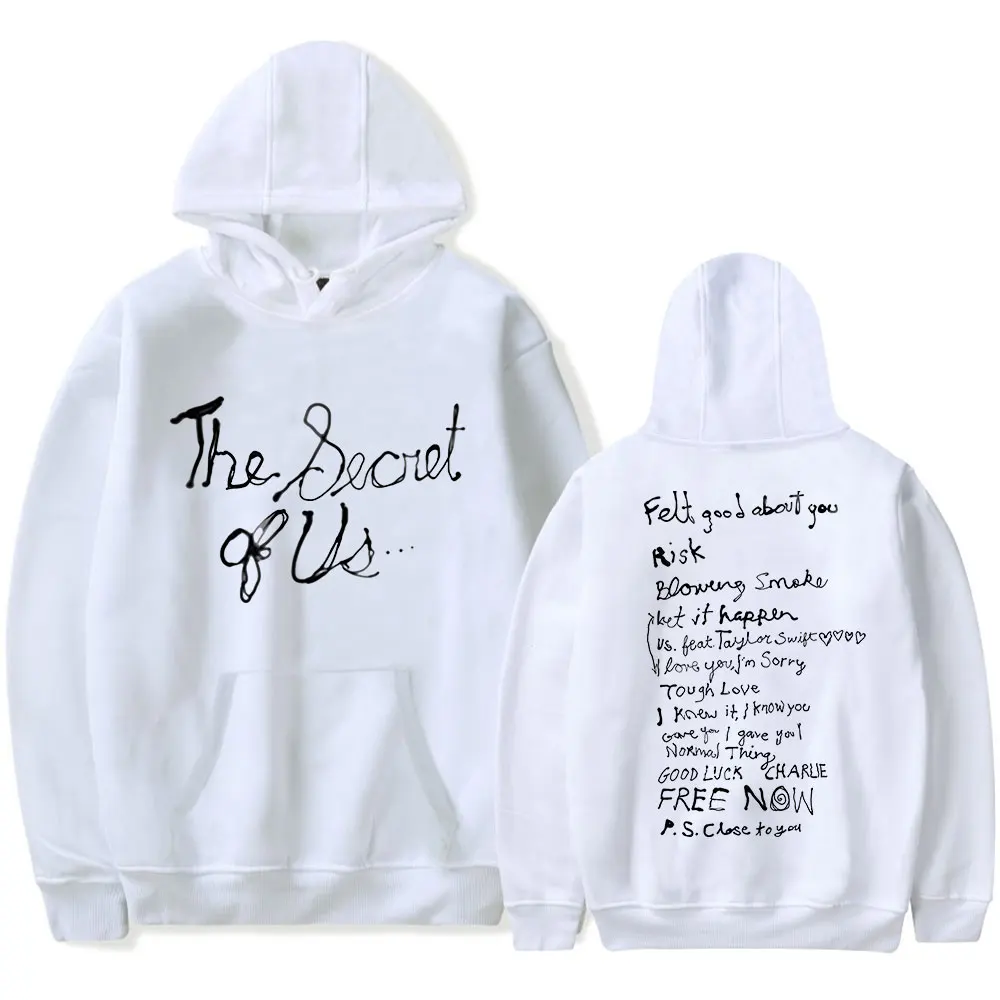 Gracie Abrams Het Geheim Van Ons Tracklist Hoodie Sweatshirt Unisex Mode Pullover Kleding Met Lange Mouwen