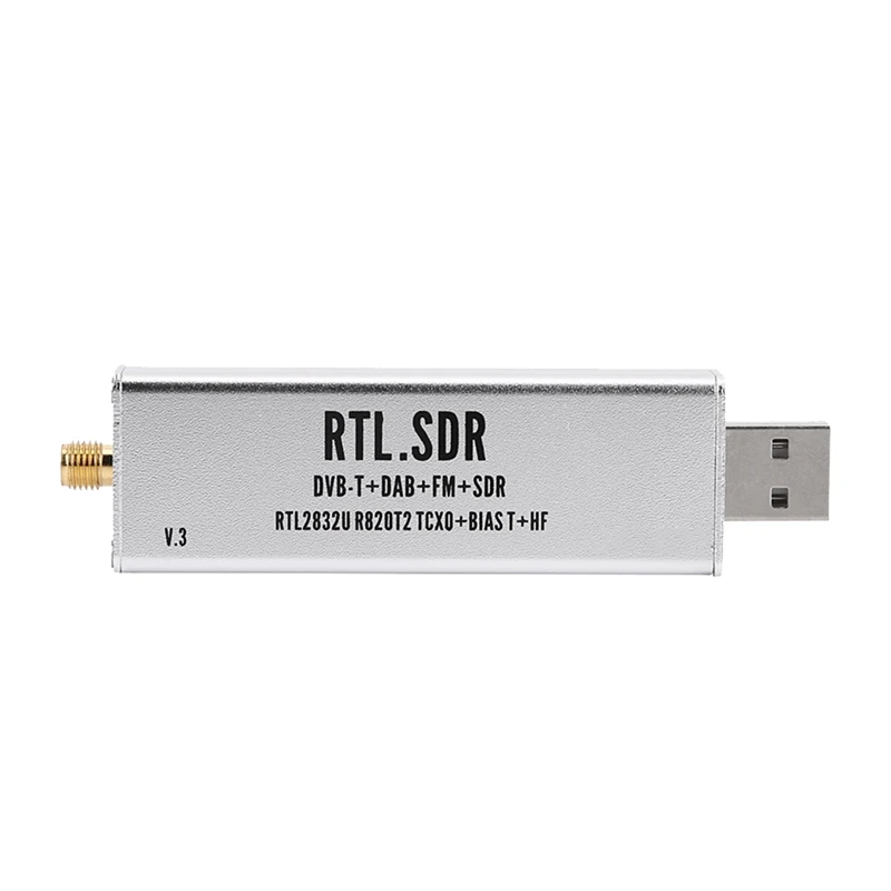 0.1Mhz-1.7Ghz TCXO Temperature Compensated High Stability Full-Band Software Receiver, Aviation Band ADSB