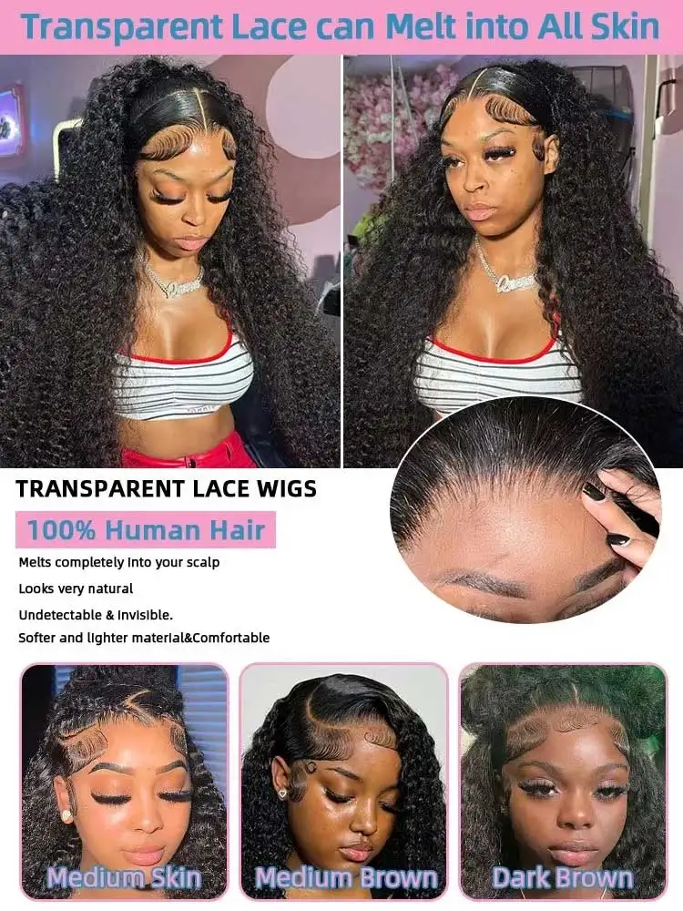 250% Глубокие Волны Фронтальные Парики 13x4 Парики Фронта Шнурка Человеческих Волос 13x6 HD Прозрачный Парик Фронта Шнурка Джерри Вьющиеся Парики Человеческих Волос