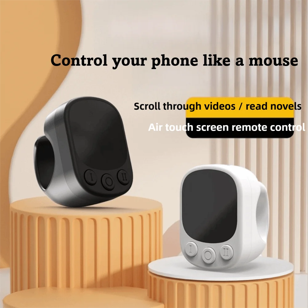 شاشة تلقائية الفرس بلوتوث حلقة عن بعد النقر المستمر تشغيل الموسيقى التحكم يمكن ارتداؤها تحكم صفحة تحول وظيفة