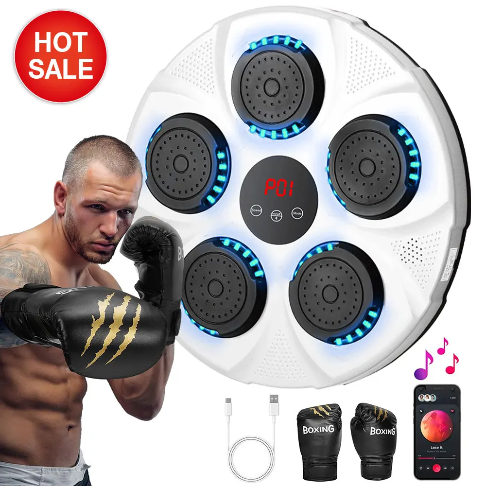 

Q0088 Hot Selling Items Top Quality Customized Available With Boxing Gloves Music Boxing Machine with Boxing Gloves bluetooth w