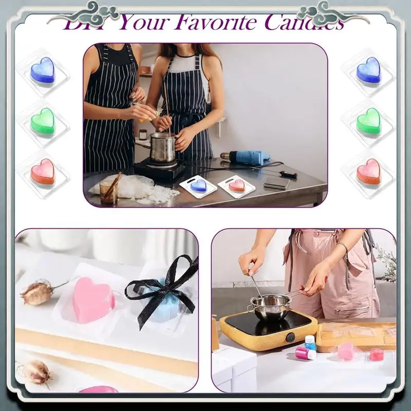 

Прочные 150 упаковок контейнеров для расплава воска, одинарная квадратная форма-раскладушка для расплава воска, прозрачная одинарная квадратная форма, пустая пластиковая форма для расплава воска D