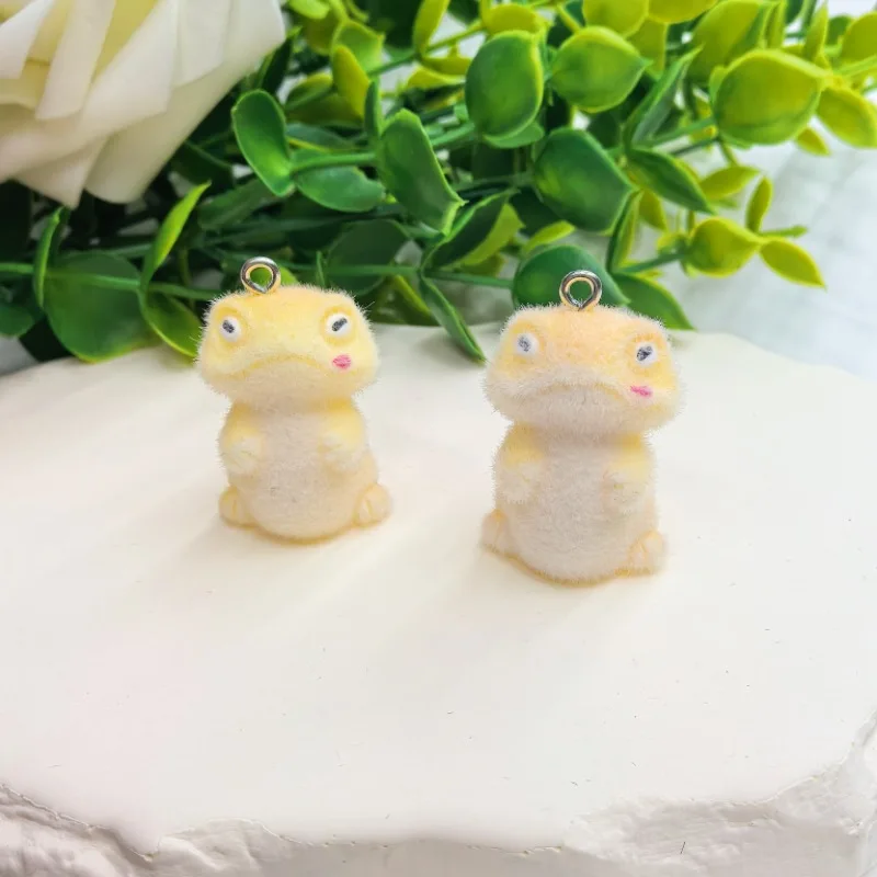 15pcs 3D kawaii Resin Charms cute Cartoon Animal Lizard Pendant for making Necklace earrings keychain diy Jewelry accessories