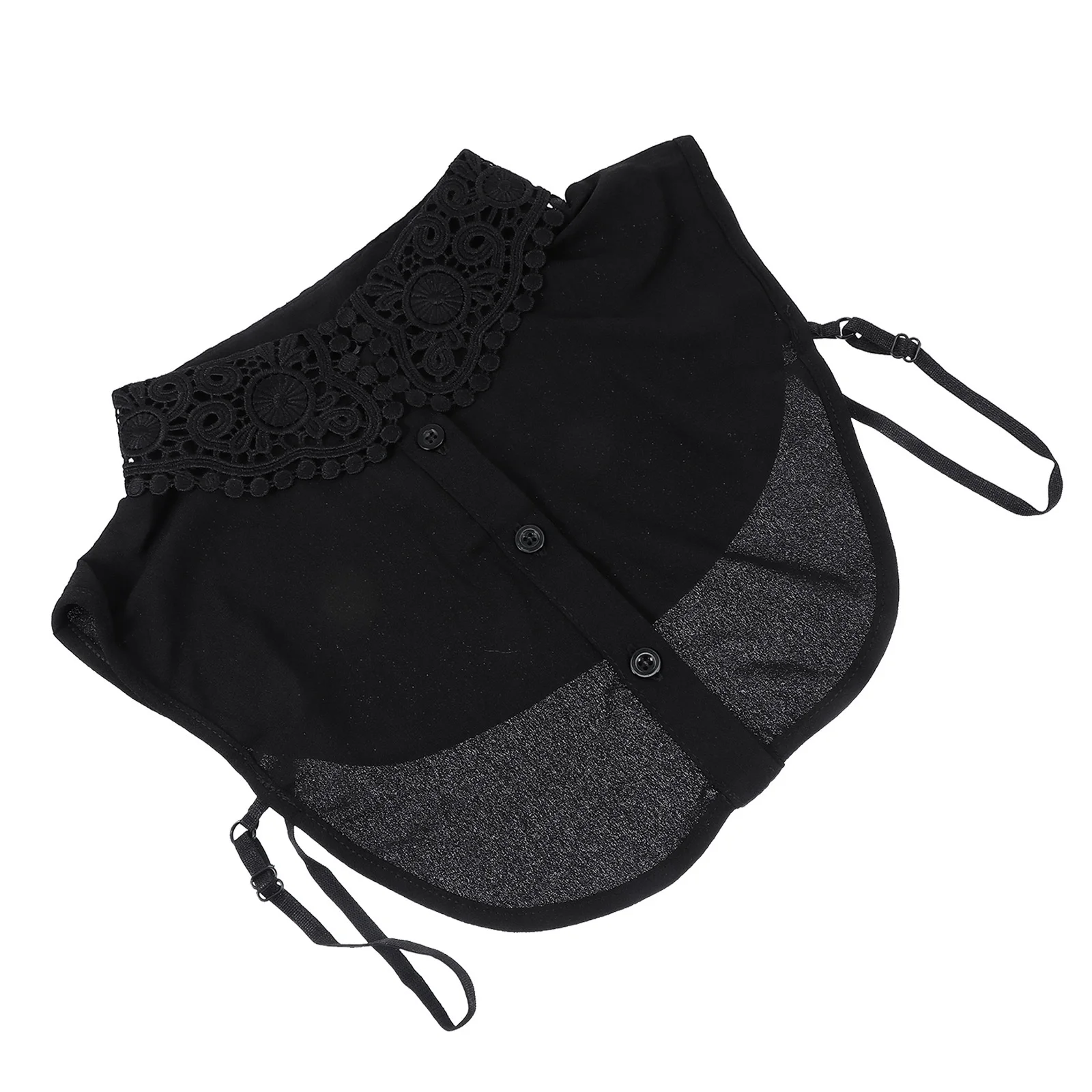 1Pcs All-Match Fake Collar Chiffon Shirt False Collar Detachable for Women Sweater T-Shirt Clothes Accessory Blouse Decoration