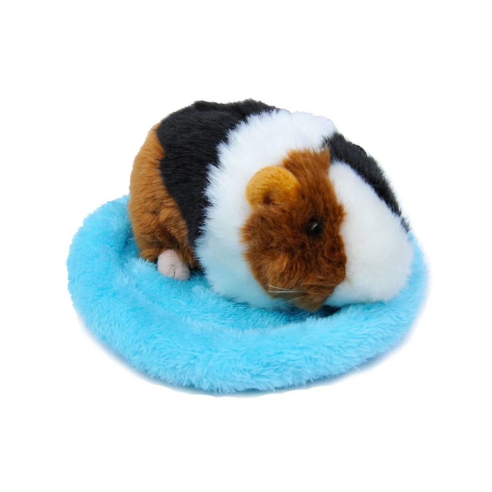 

3pcs Hamster Bed Round Warm Sleep Mat Pad for Hamster Hedgehog Squirrel Mice Rats and Other Small Animals - Size L (Random Color