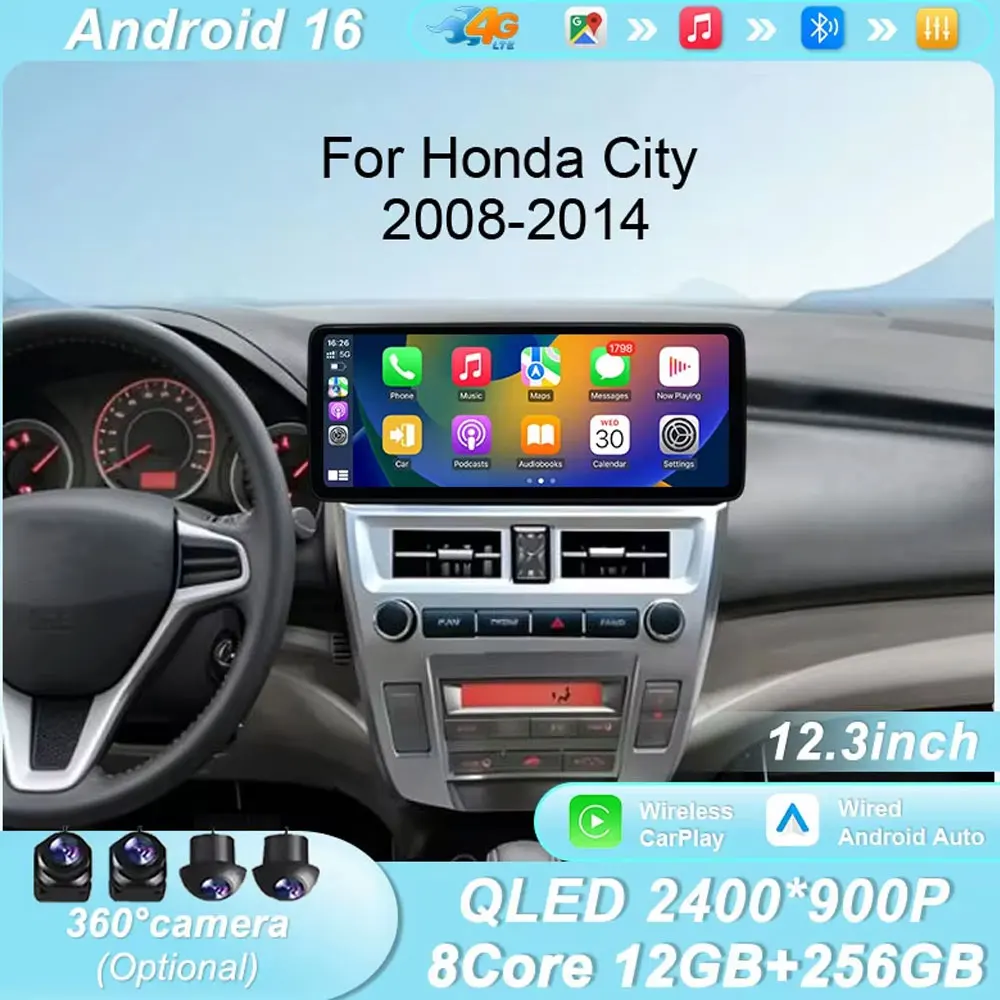Wireless CarPlay Android16 12.3