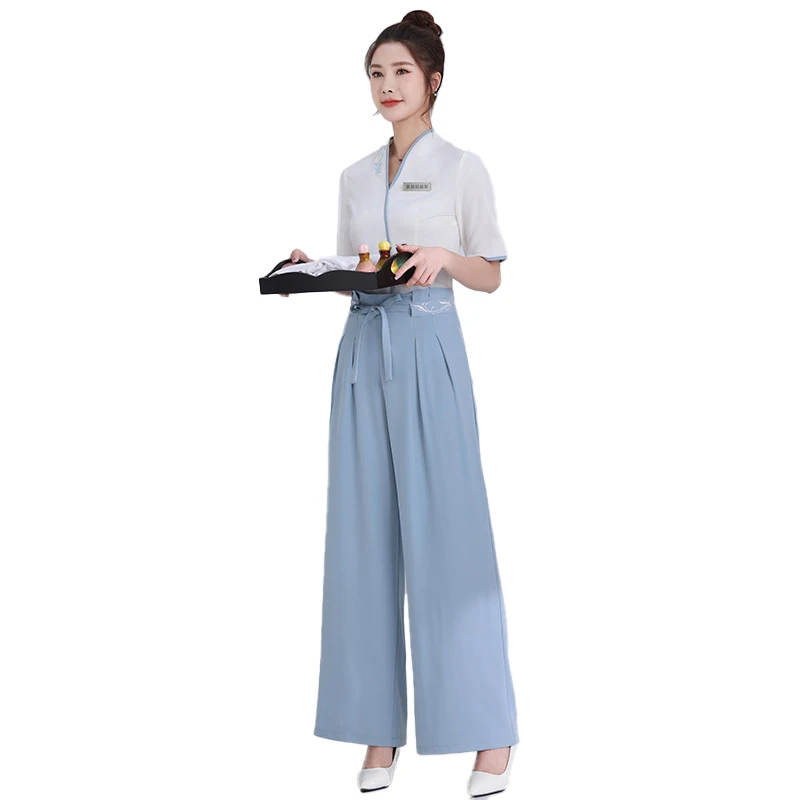 Beautician Uniform  Beauty Salon Work Massage Suit for Women Foot Bath Health Hall Technician Salon Foot Spa Hotel Work Clothes