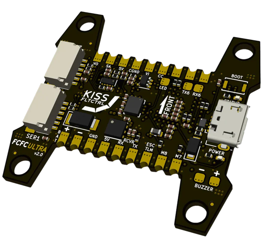 KISS ULTRA V2 FC 30.5x30.5mm KISS ULTRA V2 Mini FC 20x20mm Flight Controller 2S-6S Lipo Onboard OSD For FPV Racing Drone