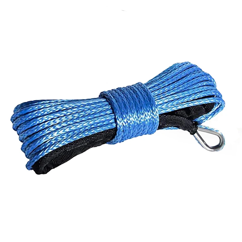 8mm X 15m Synthetic Winch Line / Rope UHMWPE Cable With Sheath For 4x4 4wd Atv Utv Suv Offroad